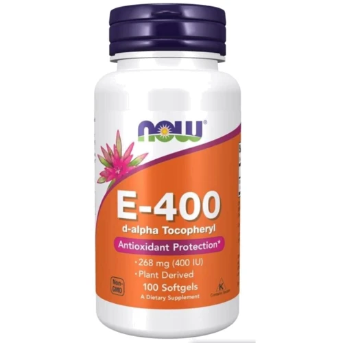 NOW Foods Vitamin E-400 DA 100 soft gel Вітамін Е-400