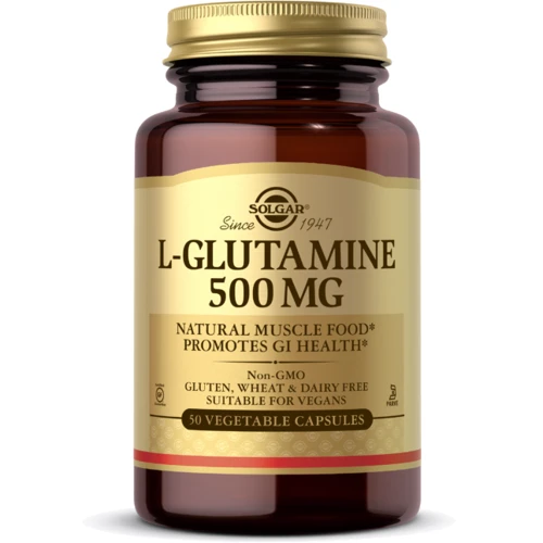 Solgar L-Glutamine 500 mg Солгар L- глютамін 50 капсул