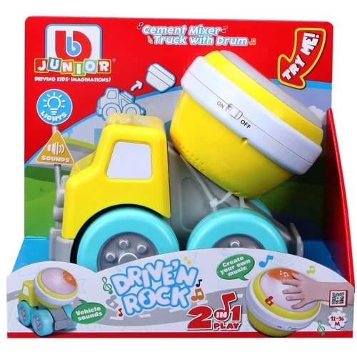 Ігрова автомодель BB Junior Drive'N Rock Бетонозмішувач (16-89032)