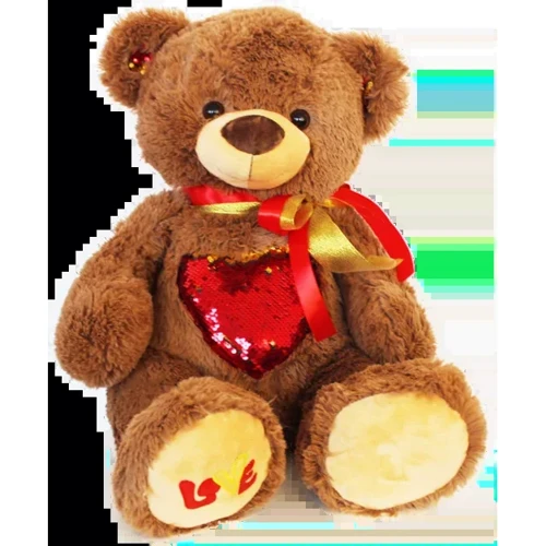 Игрушка мягкая Копиця Мишка Бублик 70 см, коричневый (21003-004)