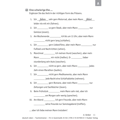 Deutsch üben Taschentrainer: Fit in Grammatik A1/A2: Количество страниц 128