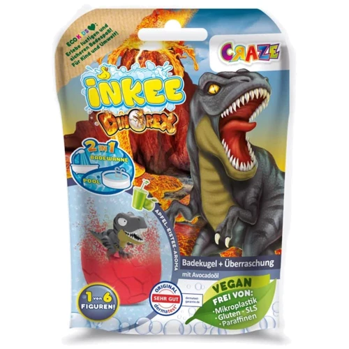 Ароматная бомбочка для ванны с игрушкой Inkee - Динозавры (35597): Производитель Inkee