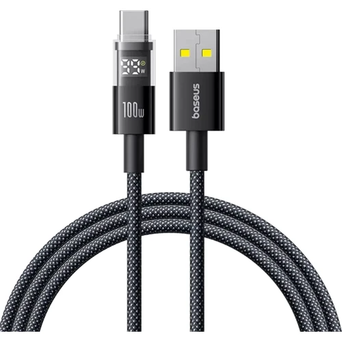 Кабель Baseus USB Cable to USB-C Display 2 Fast Charging Data 100W 1m Black (P10382701121-00)