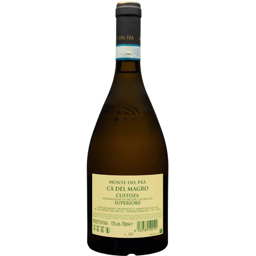 Вино Monte Del Fra Custoza Superiore CA`Del Magro 2022 DOC белое сухое 0.75 л (FSH_8032589500192): Страна производитель Италия