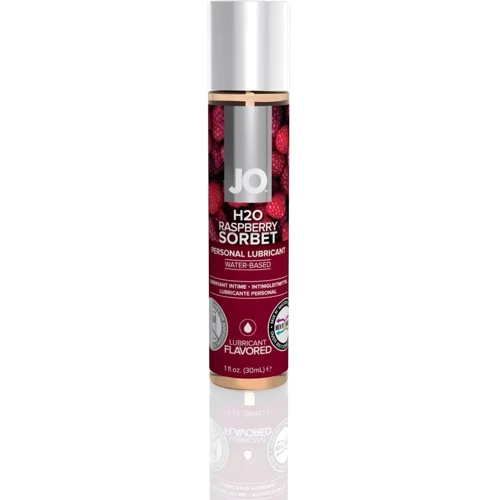Оральный лубрикант System JO H2O lubricant Raspberry Sorbet со вкусом малины, 30 мл