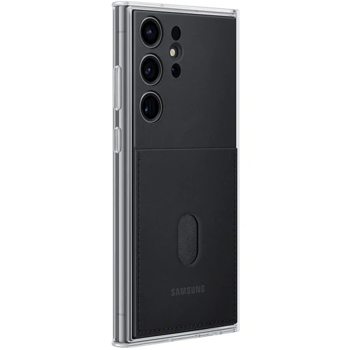 Аксессуар для смартфона Samsung Frame Case Black (EF-MS918CBEGRU) for Samsung S918 Galaxy S23 Ultra: Цвет черный/прозрачный