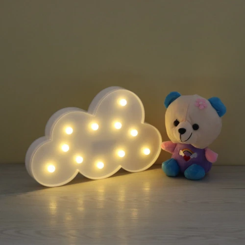 Декоративный LED светильник ночник Облако UFT Funny Lamp Сloud: Режим подсветки Мигающий свет, Тёплый свет