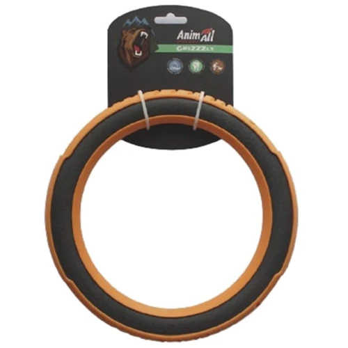 Игрушка AnimAll GrizZzly 9703 супер-кольцо для собак 24.1х24.1х3.25 см PS7030 оранжевое (141322)