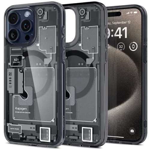 Чехол для iPhone Spigen Ultra Hybrid MagFit Zero One (ACS06582) for iPhone 15 Pro Max
