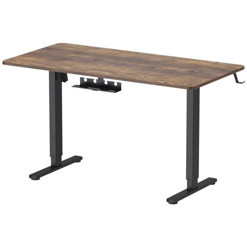 Стол с электрорегулировкой высоты Officepro Dark Wood/Black (ODE1470DW)