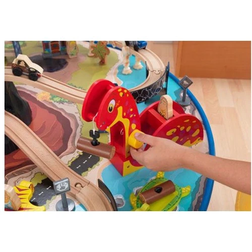 Залізниця KidKraft Dinosaur Train Set and Table (17961) фото 6