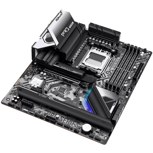 ASRock X670E PRO RS (sAM5/X670/DDR5/ATX): Дополнительно Адаптер Wi-Fi, Поддержка UEFI, Поддержка RAID