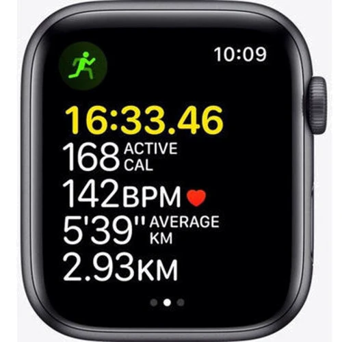 Б/У Apple Watch SE 44mm GPS Space Gray Aluminum Case with Midnight Sport Band (MKQ63) Approved Grade B фото 3
