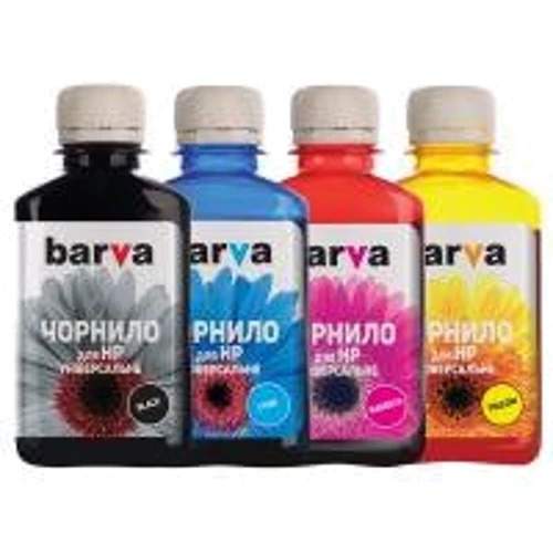 Чернила Barva HP Universal №3 B/C/M/Y 4х180г (HU3-180-MP)