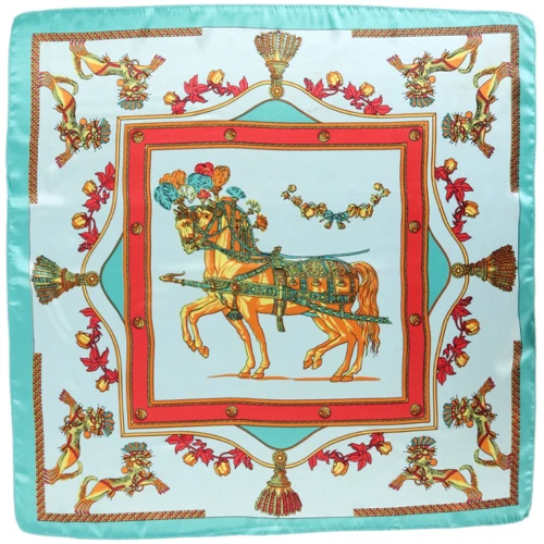 Женский платок Traum голубой (2496-56)