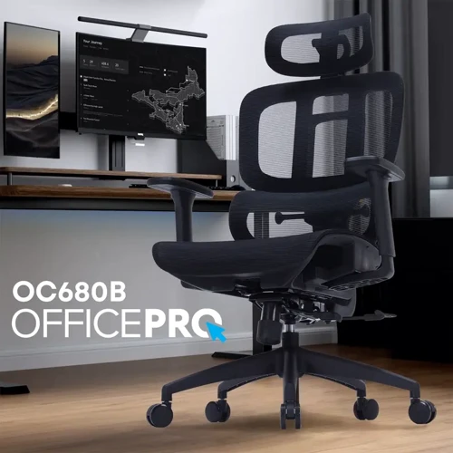 Кресло офисное OfficePro Black (OC680B) фото 11