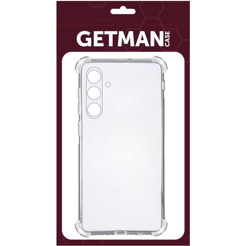 Чехол для телефонов TPU Case GETMAN Ease logo Full Camera Transparent for Samsung S721 Galaxy S24 FE: Цвет прозрачный