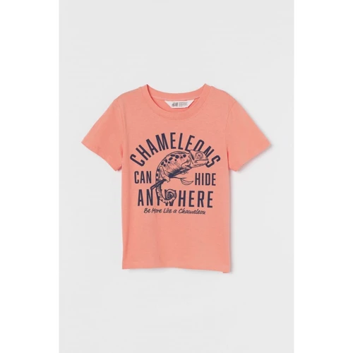 Футболка H & M 211-7490441 134-140 см персикова