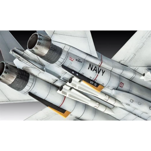 Сборная модель Revell набор Истребитель F-14D «Томкэт» уровень 3 масштаб 1:100 фото 5