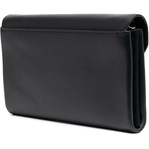 Женская сумка через плечо Furla 1927 Mini Shoulder Bag W/Tassel черная (WE00022): Фактура Матовая, Зернистая