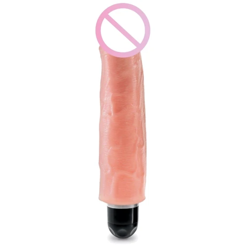 Вибромассажер King Cock 7 Vibr Stiffy Flesh 21.6x4.4 см