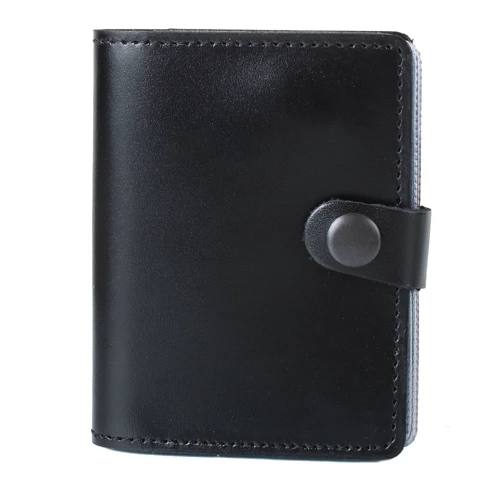 Чоловіча візитниця DNK Leather DNK Leather чорна (DNK-Cards-Kcol-J): Формат гаманця вертикальний