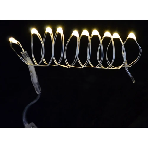 Електрогірлянди Yes! Fun LED-нить, 10 ламп, молочно-біла, 0,55 м