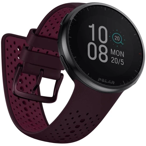 Смарт-часы Polar Pacer PRO Autumn Maroon S/L (900102182): Материал ремешка Силикон