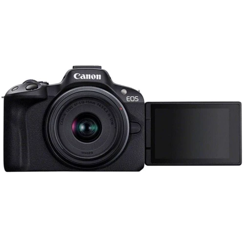 Canon EOS R50 kit (RF-S 18-45mm) IS STM Black Content Creator Kit (5811C036) UA: Типы файлов RAW, JPEG