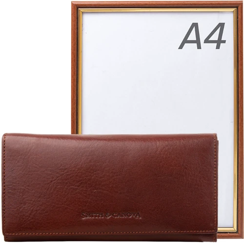 Жіночий гаманець Smith & Canova коричневий (FUL-28608-brown): Стать жіночий