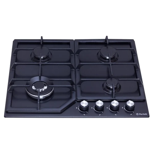 Варочная поверхность газовая Perfelli HGM 61624 BL: Размеры для встраивания (ШxГ) 56x49 см