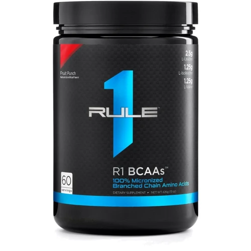 Аминокислота для спорта Rule One Proteins R1 BCAAs 444 g /60 servings/ Fruit Punch