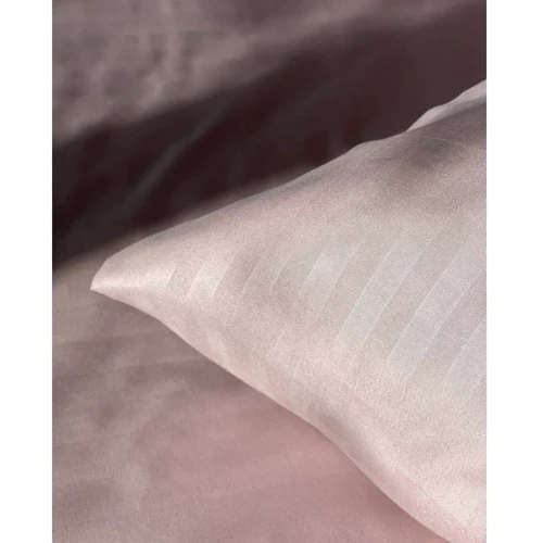 Комплект постельного белья Emily Fiber Roze Stripe микрофибра розовый полуторный (94031263): Размер пододеяльника, см 160x215
