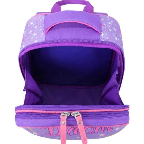 Рюкзак Bagland Turtle 17 л. фиолетовый 674 (0013466): Корпус рюкзака Каркасный