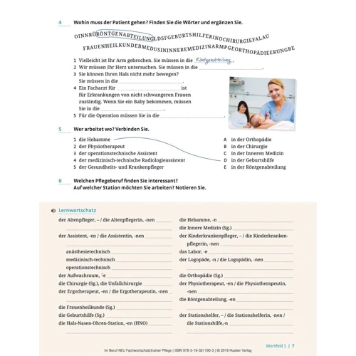 Im Beruf Neu Fachwortschatztrainer Pflege: Обкладинка М'яка