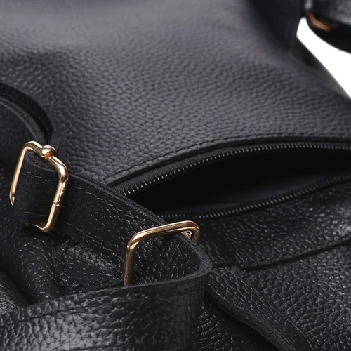 Женский рюкзак Ricco Grande черный (1L918-black): Застежка Механическая