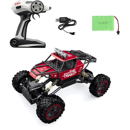 Автомобиль OFF-ROAD CRAWLER на р/у – Where the trail ends (красный, аккум.7.2V, металл. корпус,1:14) (SL-121RHMR): Форма Автомобиль