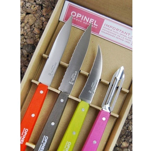 Набір кухонних ножів Opinel Les Essentiels 50 4 шт. (001452): Кількість предметів 4