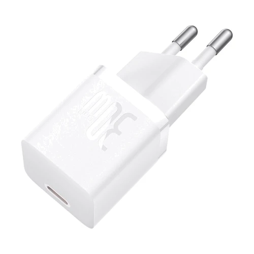 Зарядное устройство Baseus USB-C Wall Charger GaN5 mini 1C 30W with USB-C Cable White (P10110902213-00): Тип сетевое