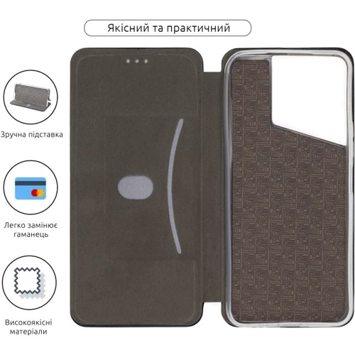 Чохол для телефона ArmorStandart G-Case Black for Tecno Pova Neo 3 (LH6n) (ARM73669): Тип чехол-книжка