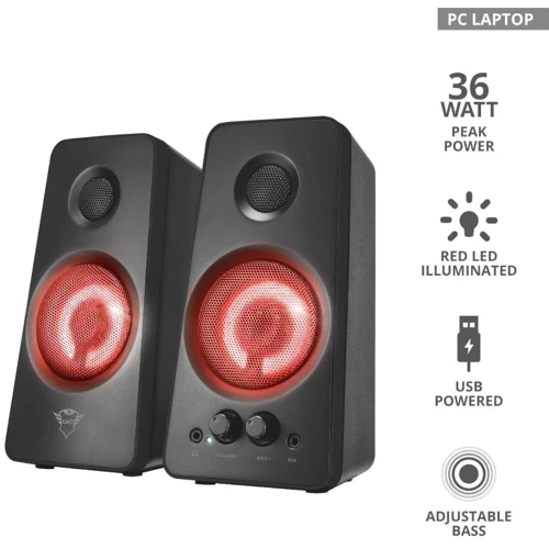 Акустична система Trust 2.0 GXT 608 Tytan Illuminated Speaker Set Black: Формат акустики 2.0