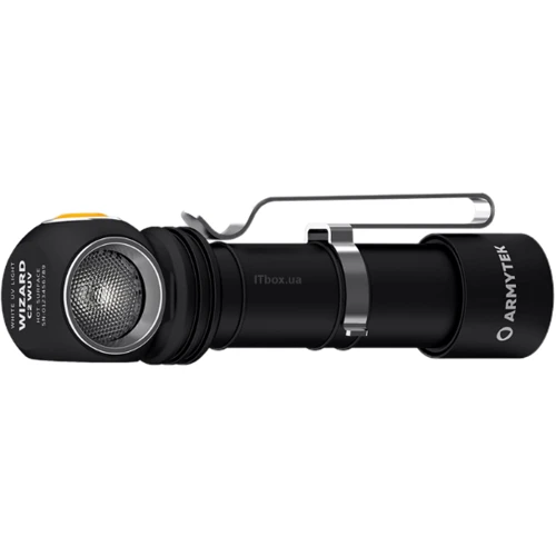Ліхтар туристичний Armytek Wizard C2 WUV White & Ultraviolet (F08901UF): Тип Налобный