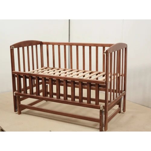 Кровать VALERI на шарнирах с откидной боковиной на подшипнике (600x1200) (бук)