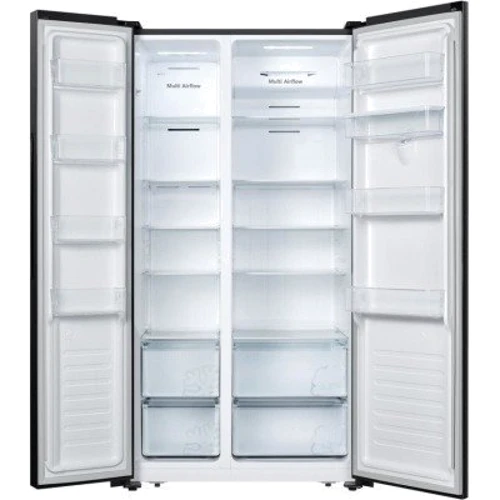 Холодильник Side-by-Side Heinner HSBS-520NFBKWDF+: Размеры ВxШxГ, см 178.6x91x64.6