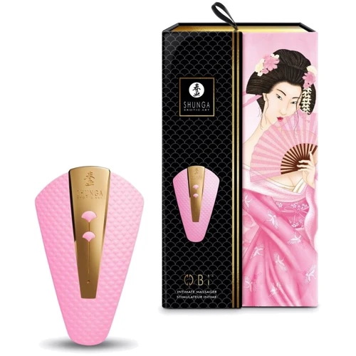 Клиторальный вибратор Shunga Obi Light Pink