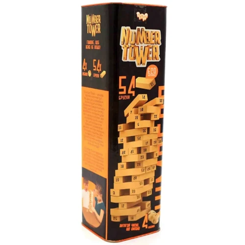 Настольная игра Danko Toys NUMBER TOWER укр. NT-01U: Производитель Danko toys