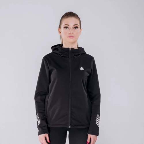 Спортивна кофта Peak FW684058-BLA 46 чорна з капюшоном