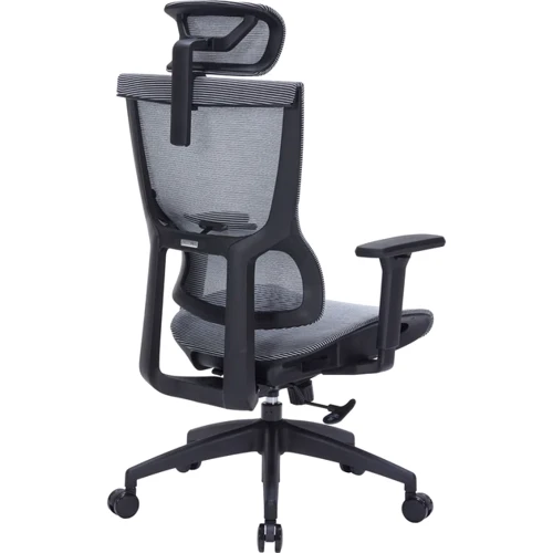 Офісне крісло Officepro Elegant OC660-B-DG-DG: Матеріал оббивки Тканина, З сіткою