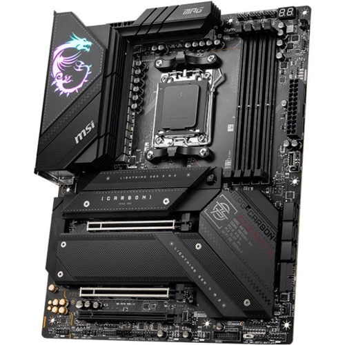 MSI MPG X670E CARBON WIFI: Разъемы на плате M.2, SATA 3.0, PCI Express x1