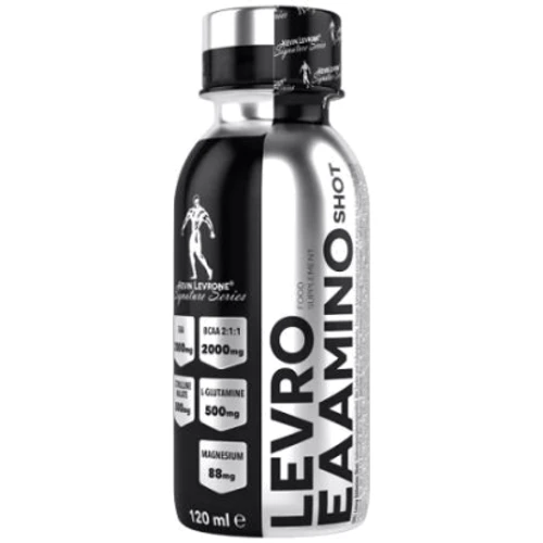 Аминокислота для спорта Kevin Levrone EAAmino 120 ml / 1 serving / fruit yuzu